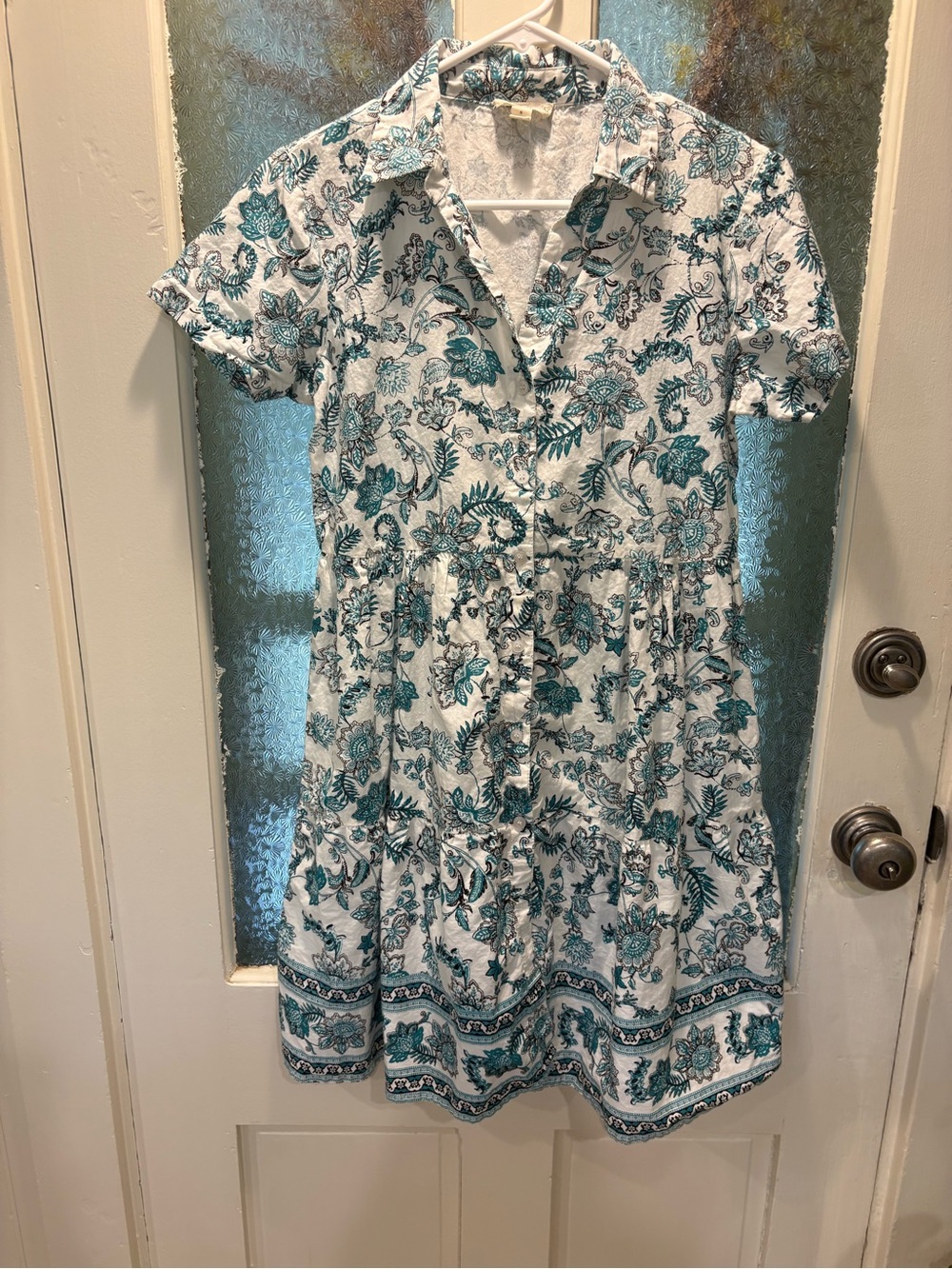 Falling Flowers 💯 % Cotton size 7